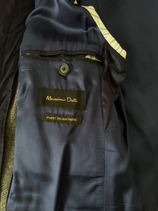 Abrigo Massimo Dutti Gris Talla 46