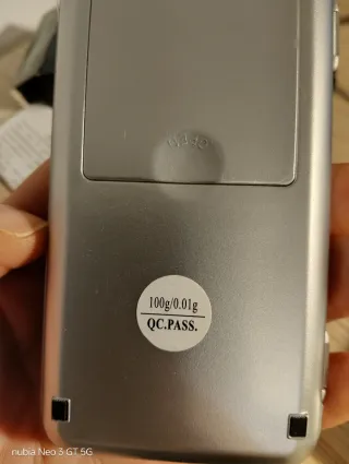 Báscula Digital para joyas y monedas