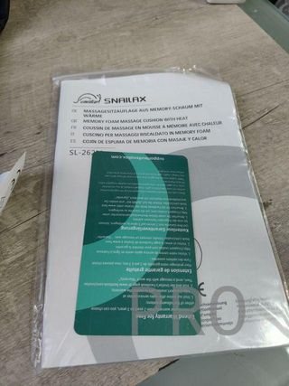 Masajeador de asiento con memoria - Snailax