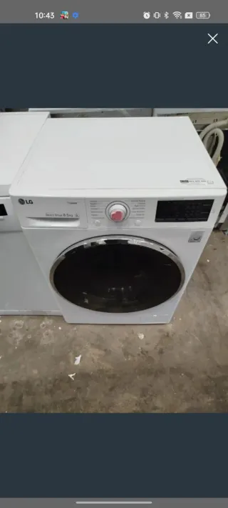 Lavadora LG 8.5kg Direct Drive Steam