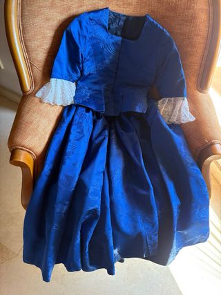 Traje de Fallera Azul