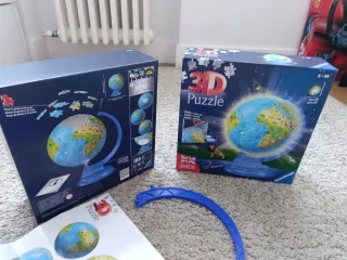 Puzzle 3D Globo LED