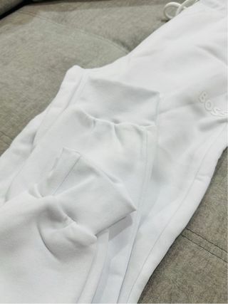 Calça de treino BOSS branca