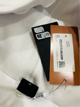 Calça de treino BOSS branca