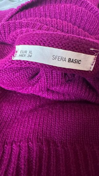 Jersey Invierno Cuello Alto Morado