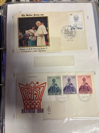 Album raccolta buste FDC viaggiate