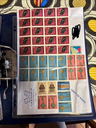 Album raccolta buste FDC viaggiate