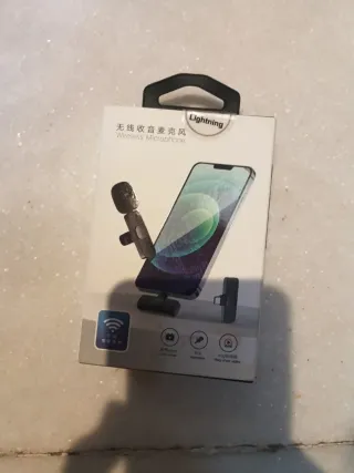 Micrófono Lavalier Inalámbrico Lightning