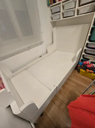 Cama extensible BUSUNGE blanca 80x200