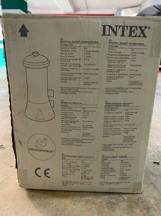 Piscina Rectangular Intex 2.60m+ depuradora+toldo