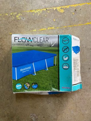 Piscina Rectangular Intex 2.60m+ depuradora+toldo