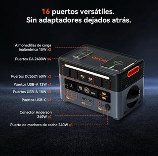Estación Energía Oscal PowerMax 2400 Pro