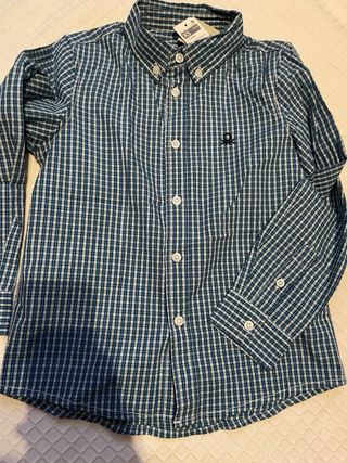 2 Camicie a Quadri per Bambini 4-5 Anni