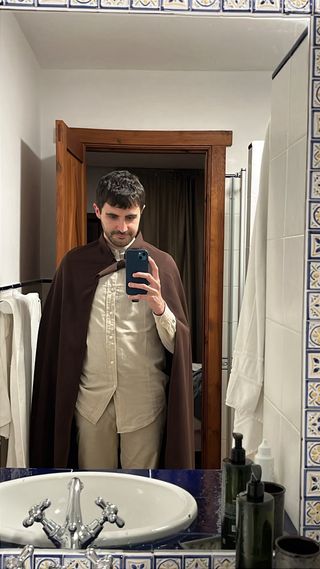 Capa Medieval/Fantasía Marrón Talla Única