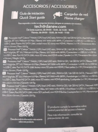 Danew dbook 141C Portátil Windows 11