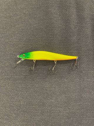 Amostra De Pesca Wobbler Amarela