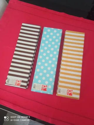 Lote 3 Cajas Rectangulares