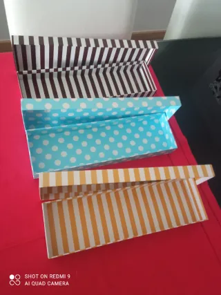 Lote 3 Cajas Rectangulares