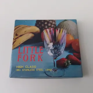 Juego Tenedores Cóctel Little Fork Vintage 11uds
