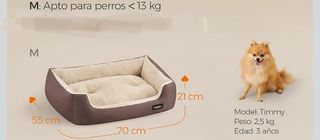 Feandrea Cama para Perros, Sofá Cama para Mascotas