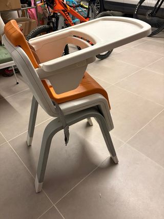 Trona infantil Nuna evolutiva naranja