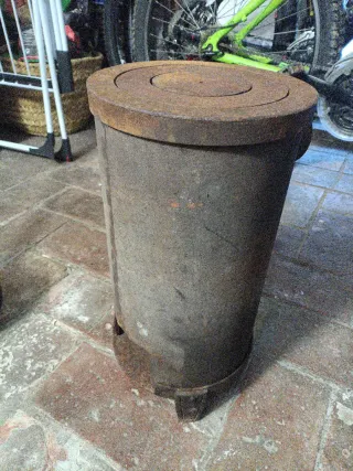 Estufa de leña Hierro Tiraje de 9