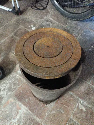 Estufa de leña Hierro Tiraje de 9