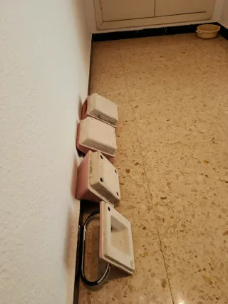 Set accesorios baño rosa