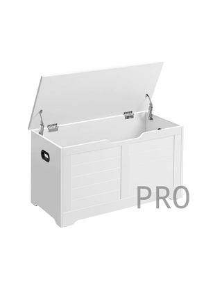 Puf con almacenaje, banco con 2 bisagras de seguridad