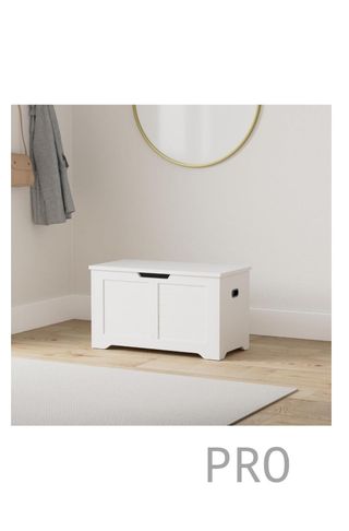 Puf con almacenaje, banco con 2 bisagras de seguridad