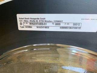 Puerta para lavadora Bosch 9Kg Serie 6