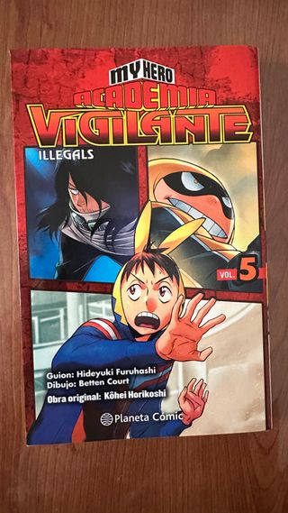 Lote manga My Hero Academia Vigilantes 1-5 (españo