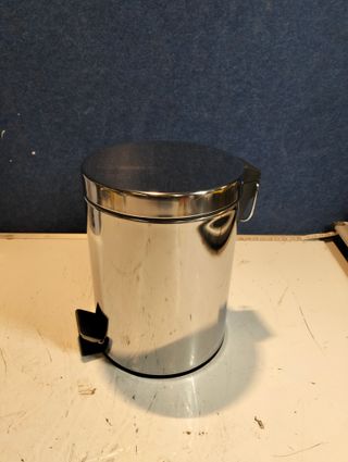 Cubo Pedal Inox 5 L Acero con Cubeta Extraíble