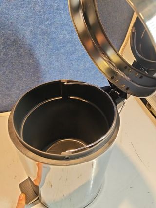 Cubo Pedal Inox 5 L Acero con Cubeta Extraíble