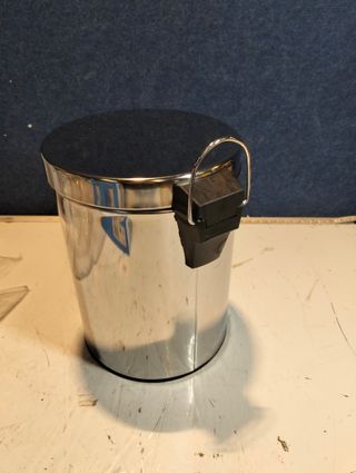 Cubo Pedal Inox 5 L Acero con Cubeta Extraíble