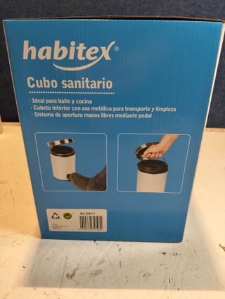 Cubo Pedal Inox 5 L Acero con Cubeta Extraíble