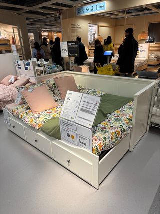 Cama nido IKEA HEMNES blanca