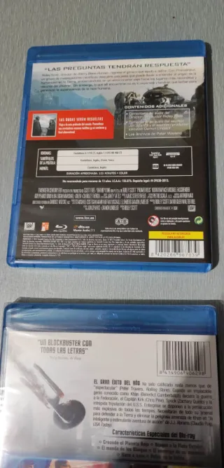 Lote 5 Películas Blu-ray Nuevas
