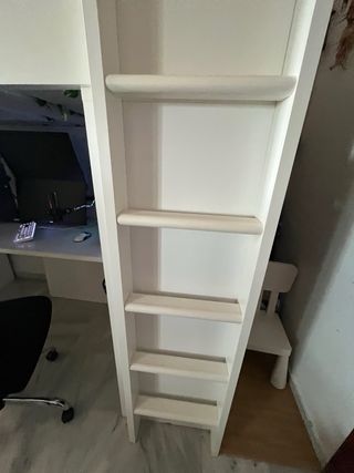 Litera Blanca con Escritorio