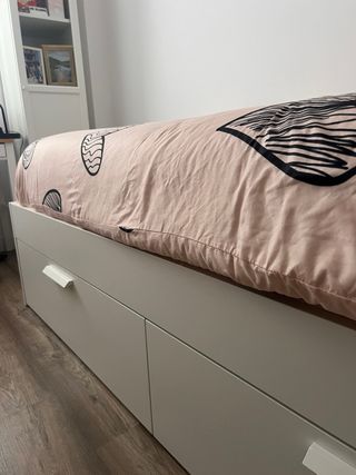 Cama Ikea Brimnes con cajones