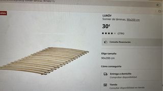 Cama Ikea Brimnes con cajones