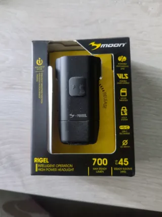 Luz Bicicleta Moon Rigel 700 Lúmenes