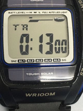 Casio Tough Solar WR100M Reloj Digital