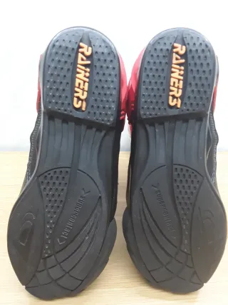 Botas Moto Racing Rainers Negras Rojas