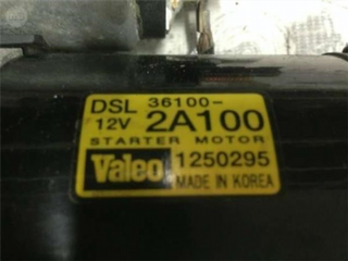 Motor de arranque kia/hyundai crdi