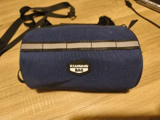 Bolsa manillar bicicleta azul