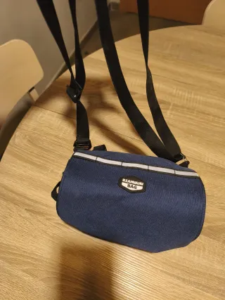 Bolsa manillar bicicleta azul
