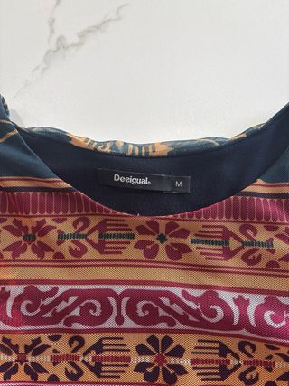 Vestido Desigual Talla M Multicolor