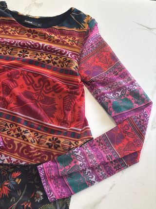 Vestido Desigual Talla M Multicolor