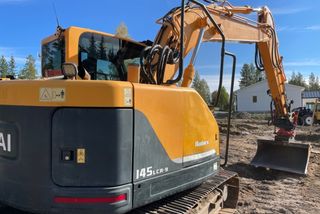 Excavadora Hyundai 145 LCR-9 con Rotor